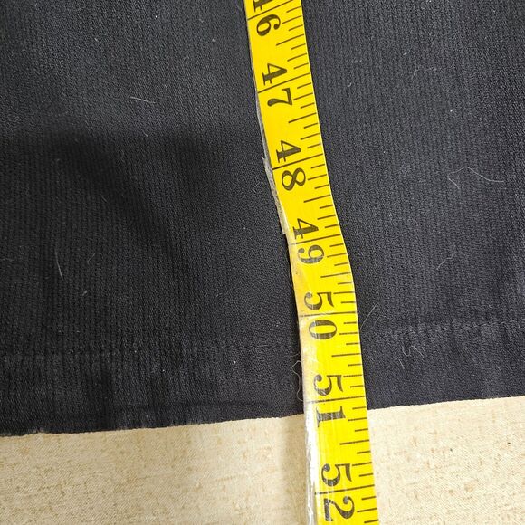 Vtg WEK Maxi Tank Dress Size M Black Ribbed Knit Sleeveless Pullover Bodycon - Picture 10 of 10